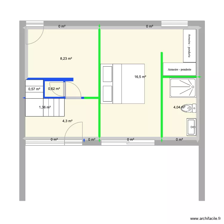 PLAN_N0_MAISON_LE_BUGUE_PLACO#2. Plan de 13  et 36 m²