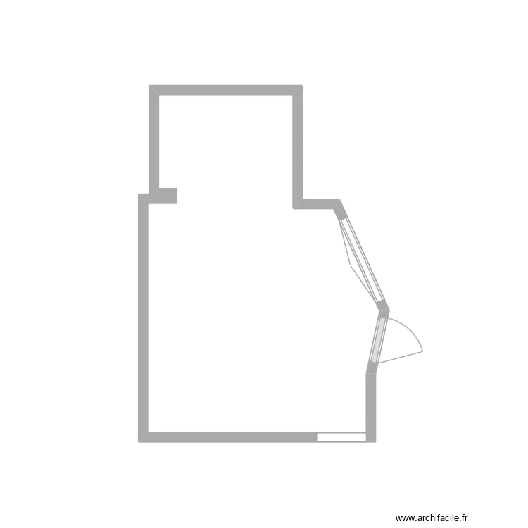 Remise et toilette. Plan de Remise et toilette. Plan de