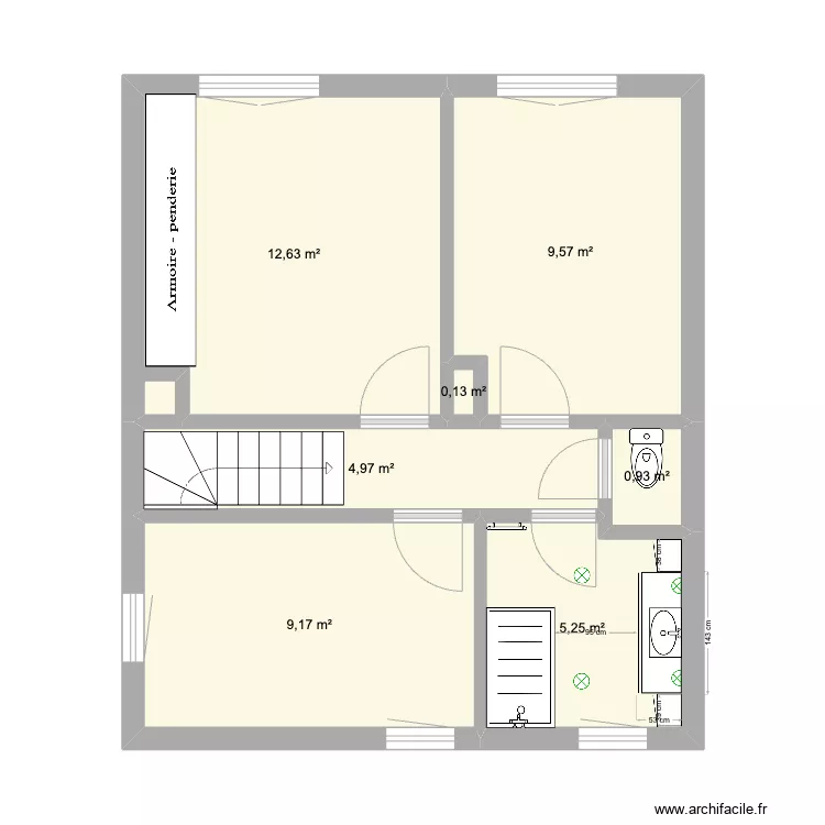 Etage - 1. Plan de 