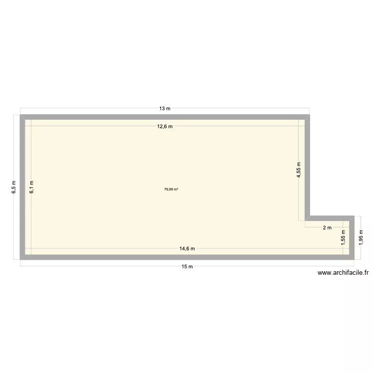 URCUIT CLUB HOUSE. Plan de 1 Pièce et 80 m² URCUIT CLUB HOUSE. Plan de 1 Pièce et 80 m²