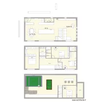 plan escalier dessus bis
