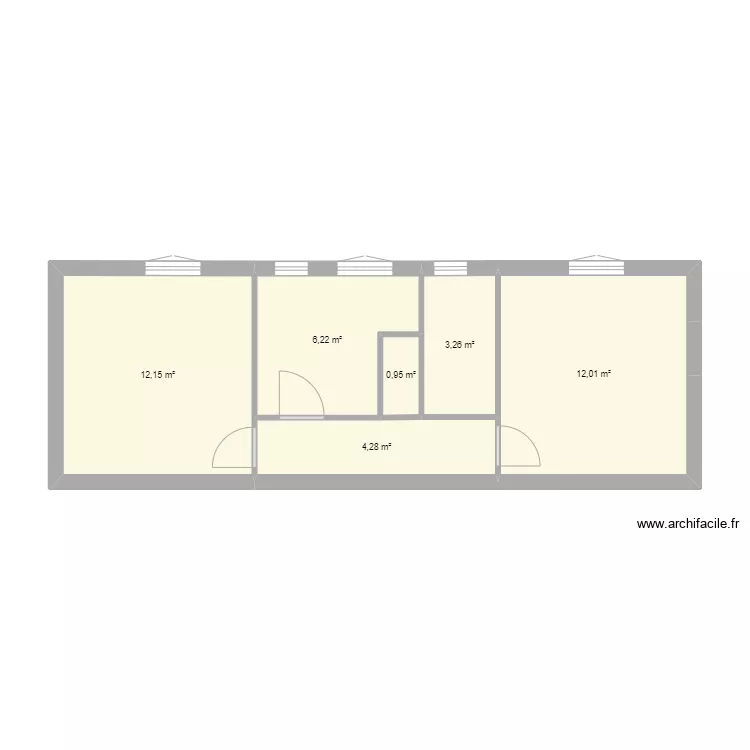 Plan avant travaux vdef. Plan de 