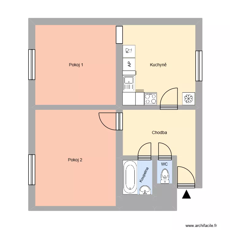 Al&scaron;ova 573 byt 20. Plan de 12  et 178 m²