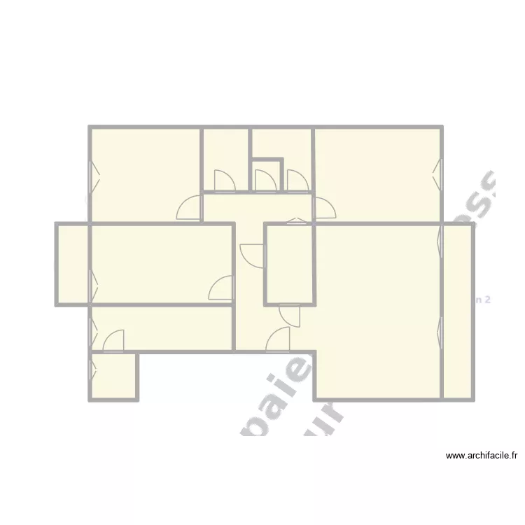 APPART ALEX. Plan de 