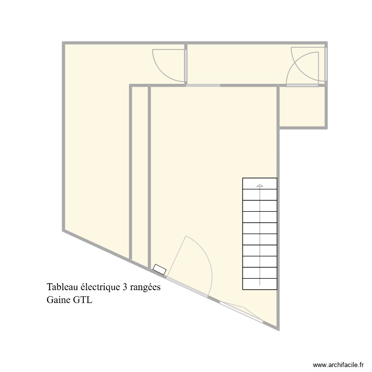 rdc 1. Plan de 0 pièce et 0 m2
