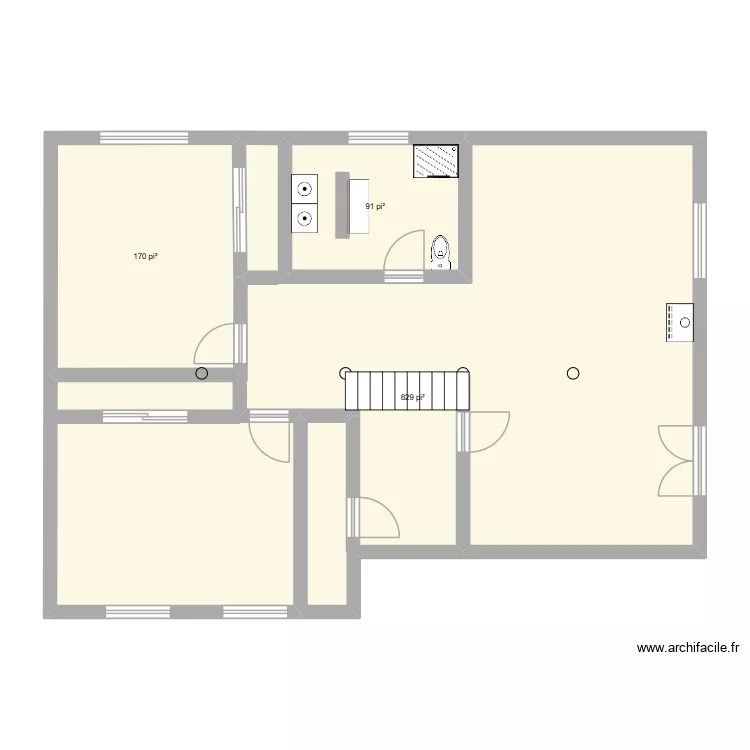 sou-sol. Plan de 3 et 101 m² sou-sol. Plan de 3 et 101 m²