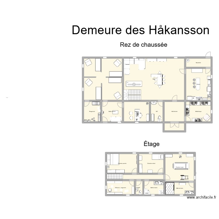 Osteo. Plan de 19 pièces et 289 m2