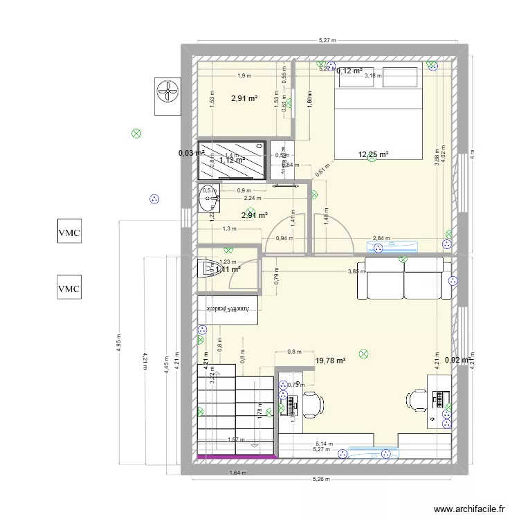 Natacha2026-3. Plan de 9  et 40 m²