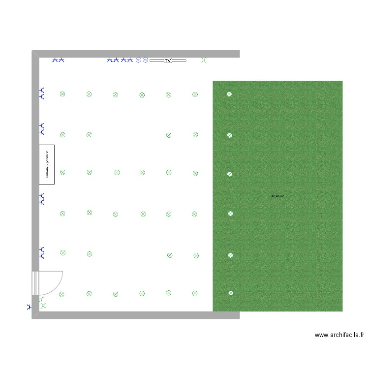 Projet terrasse . Plan de 0 pièce et 0 m2