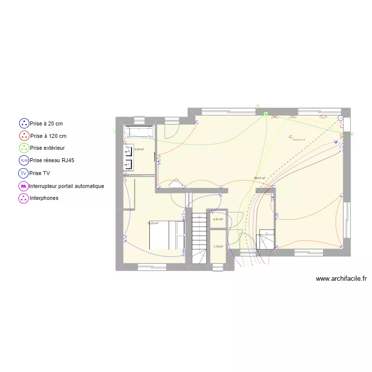 Antoine BISIAU  rdc elec prisess. Plan de 