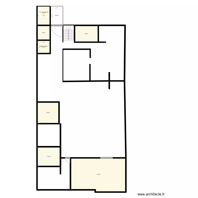 CRECHE electricit&eacute;. Plan de 