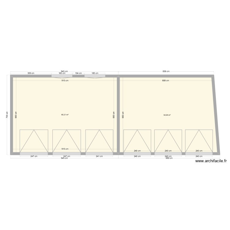 garage. Plan de 0 pièce et 0 m2