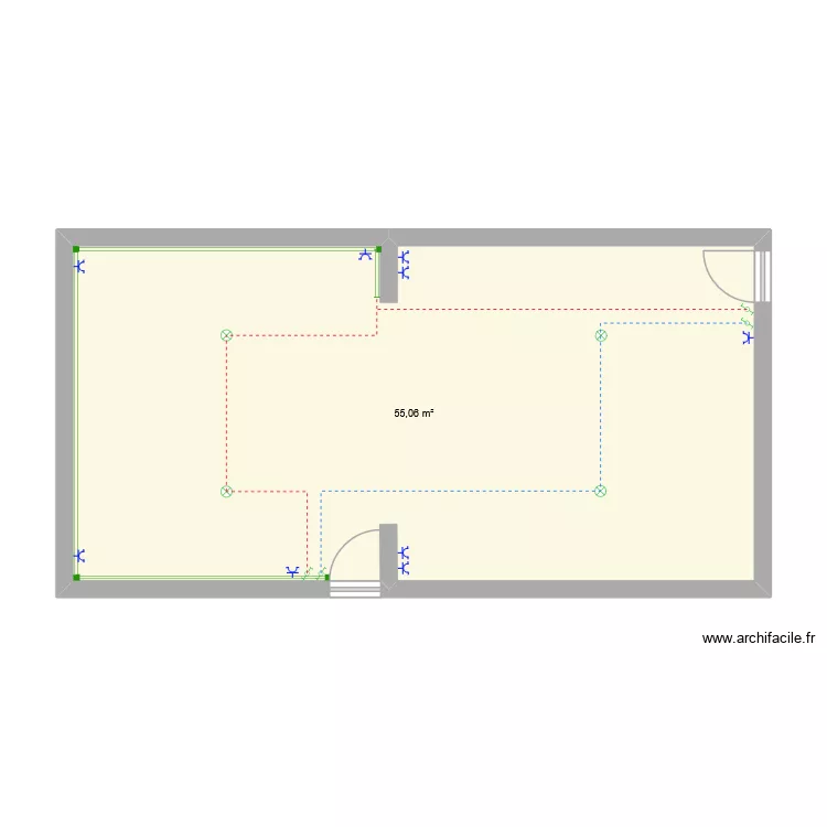 plan salle des Terms. Plan de 1 et 55 m² plan salle des Terms. Plan de 1 et 55 m²