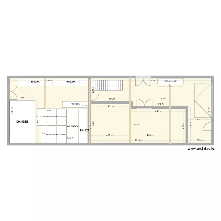 PLAN SALLE 2. Plan de 