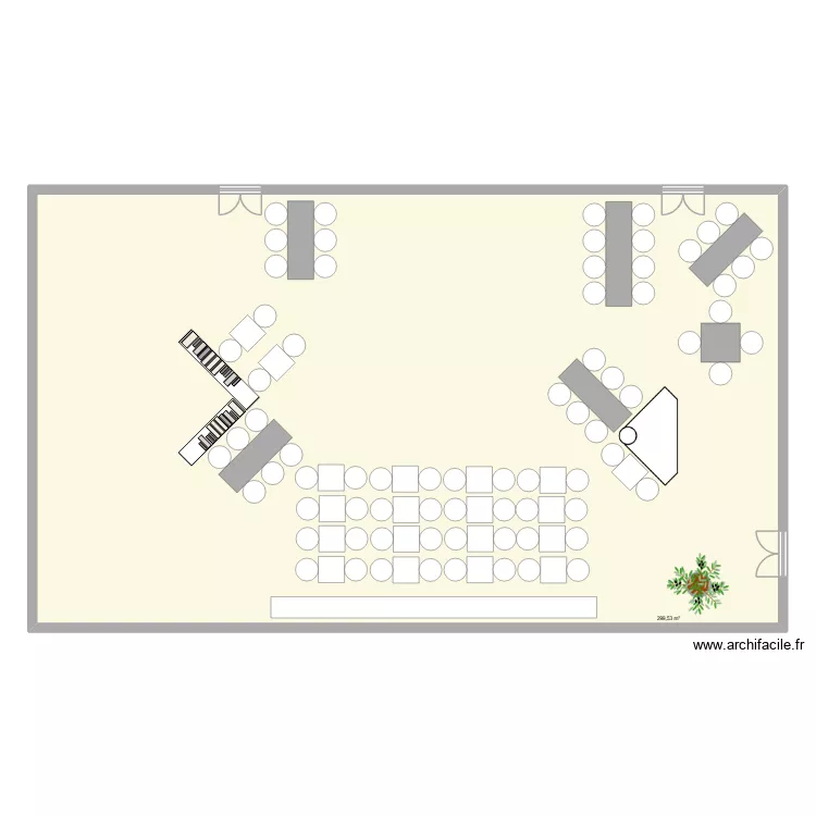 belvedere nouvel an 2025. Plan de 1 pièce et 300 m²