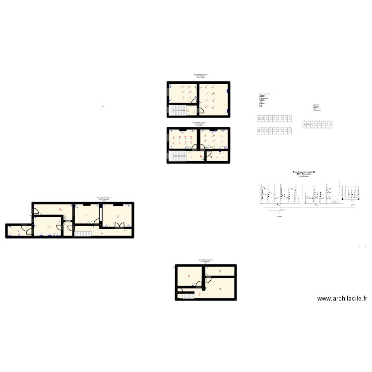 6041 Auguste Ligot 23. Plan de 16 pièces et 215 m2