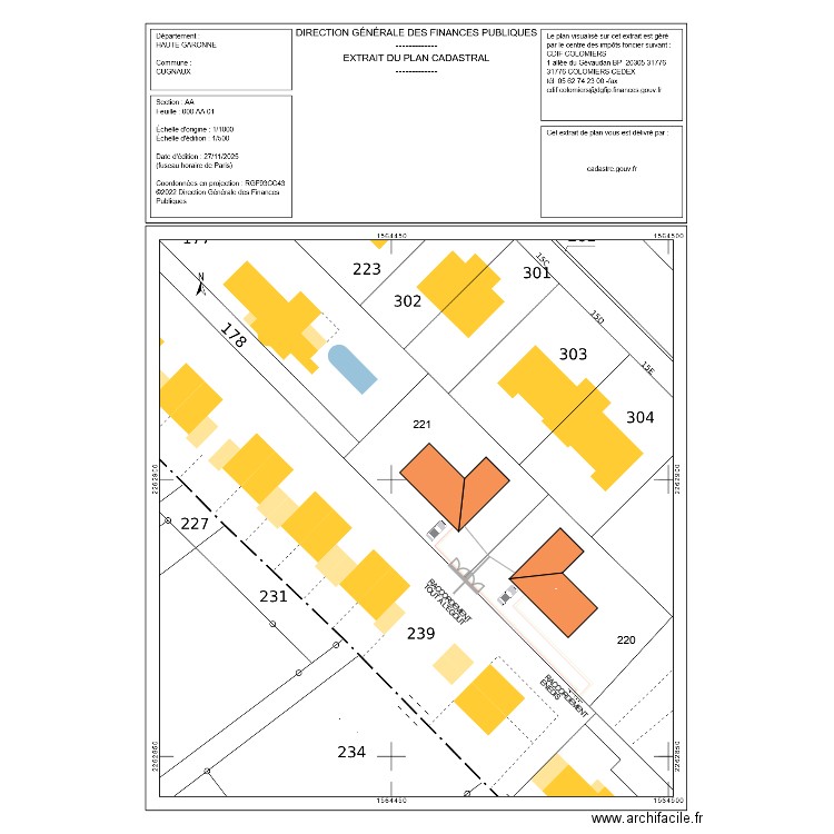 PROJET CUGNAUX. Plan de 0 pièce et 0 m2