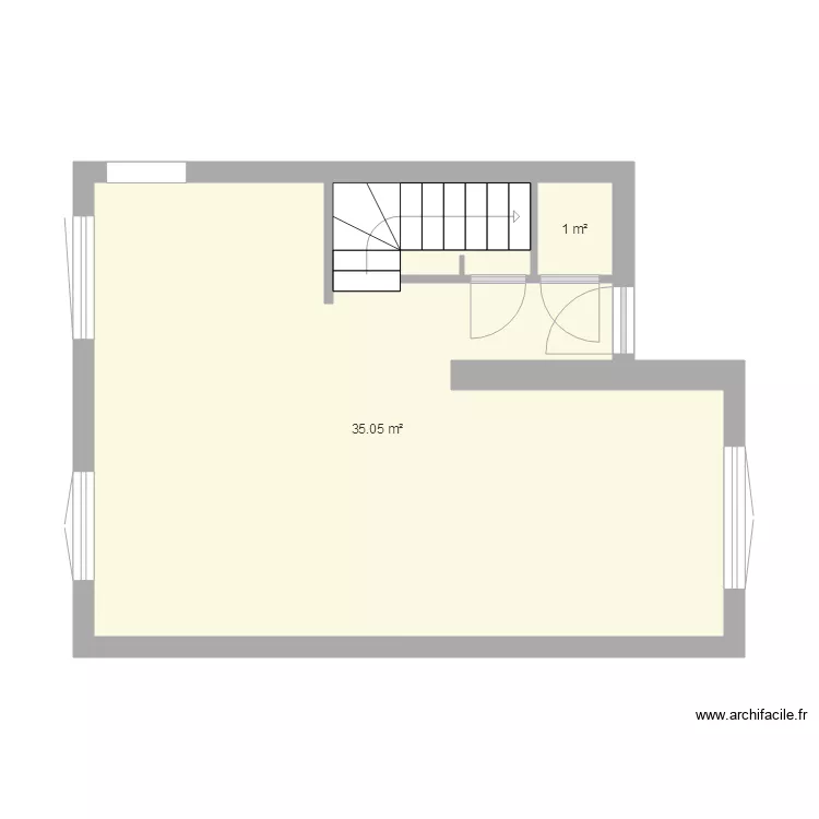 Salon et Salle A Manger. Plan de 