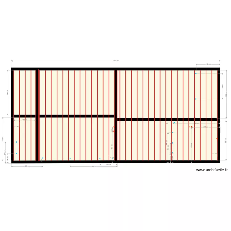 Pan Ma&ccedil;onnerie plancher vide sanitaire. Plan de 