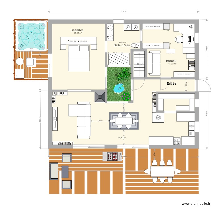 la maison du Bonheur avec cave. Plan de 0 pièce et 0 m2