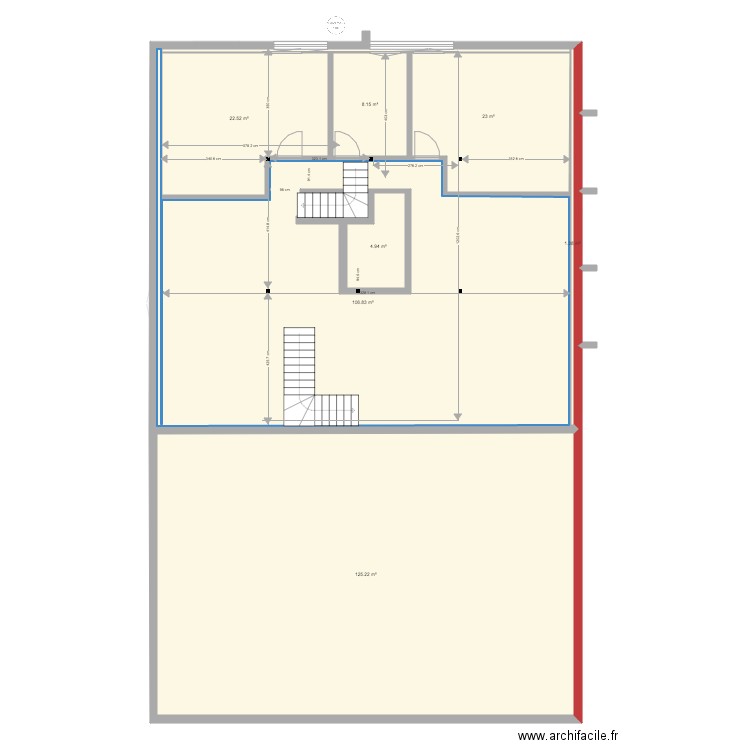 Grange SJS v26 1 étage. Plan de 0 pièce et 0 m2