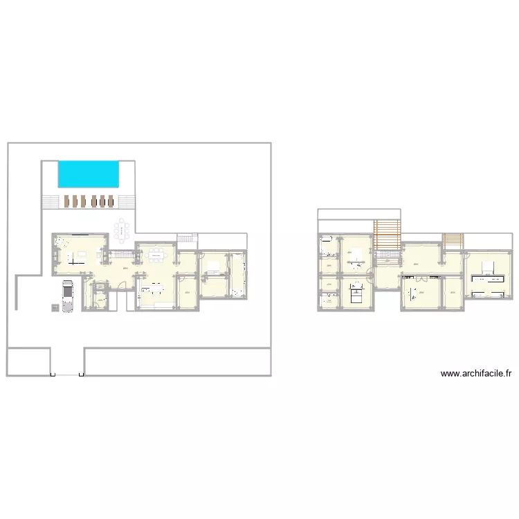 Villa Aperta. Plan de 
