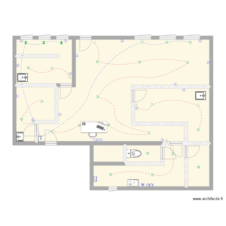 lot magasin. Plan de 0 pièce et 0 m2