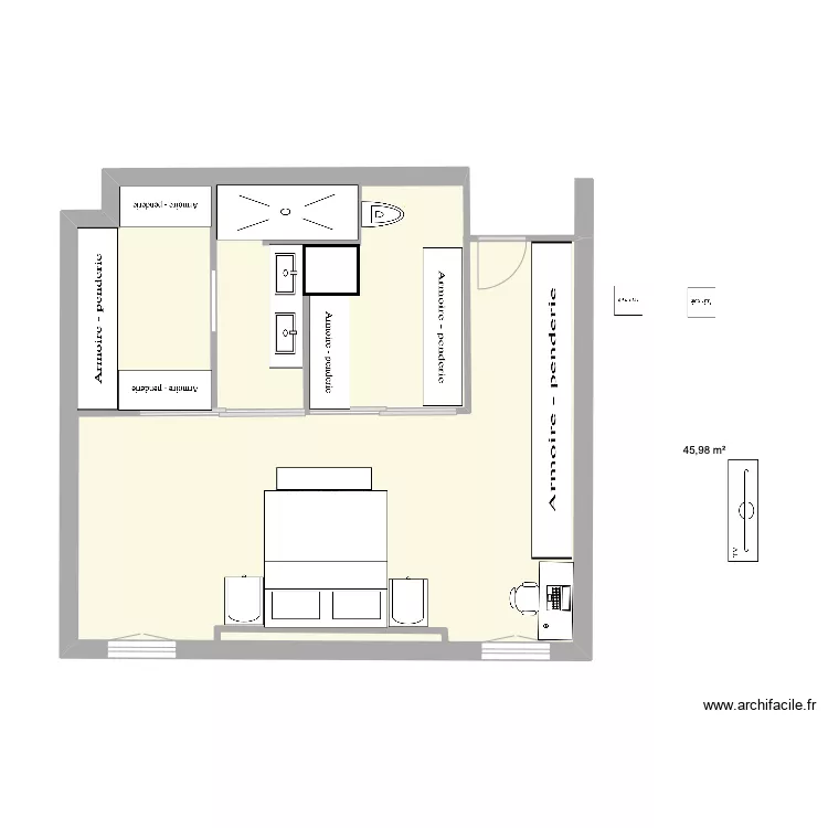 curra suite 4. Plan de 