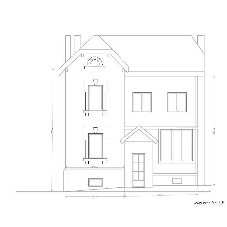 OasisSudProjet. Plan de 28 pièces et 79 m2