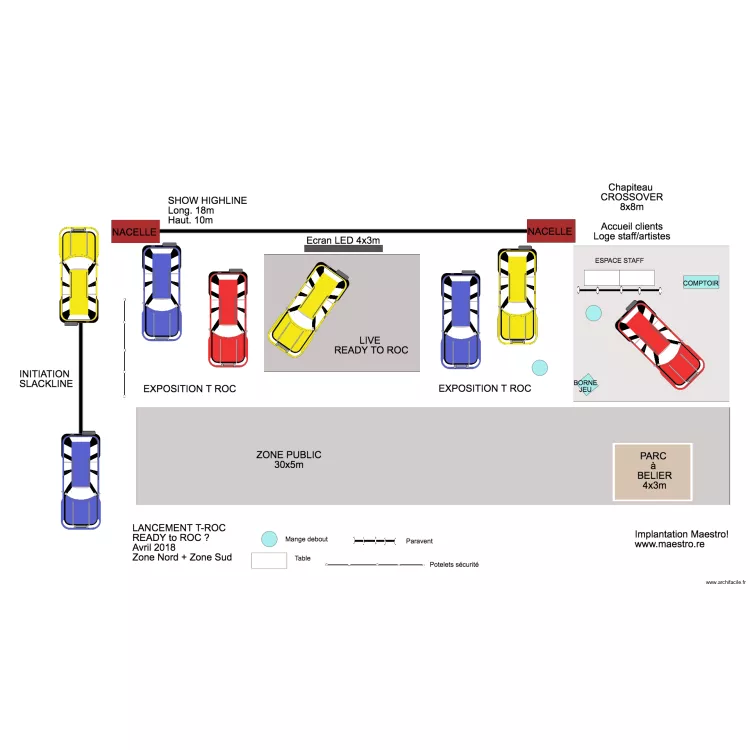 VW TI ROC Taill&eacute; pour La R&eacute;union V3. Plan de 