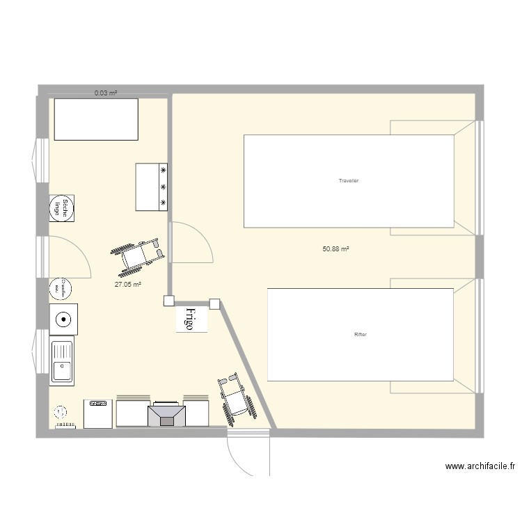 Aménagement carrelage fini. Plan de 0 pièce et 0 m2