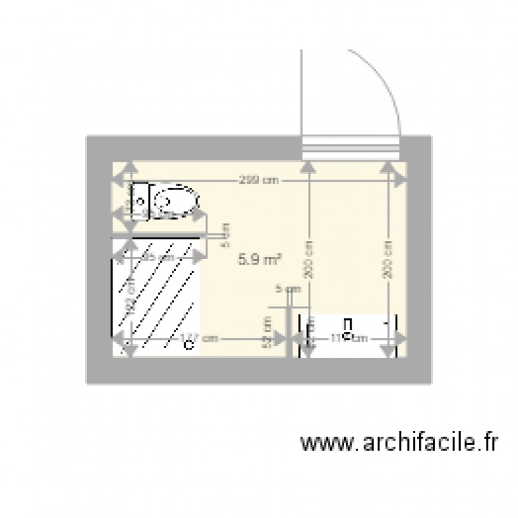 sdb maman. Plan de 0 pièce et 0 m2