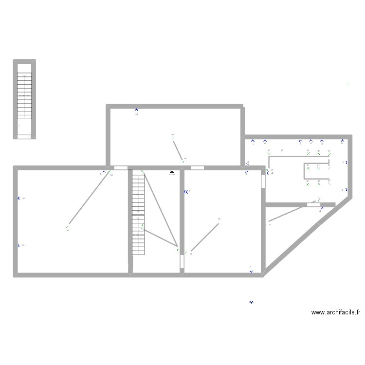 anto 1er. Plan de 3 pièces et 76 m2