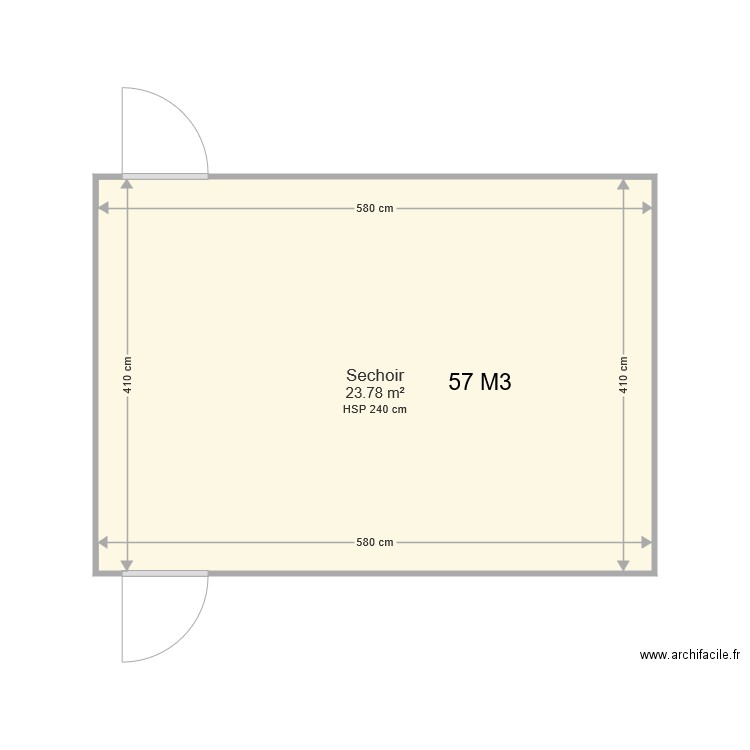 Sechoir. Plan de 0 pièce et 0 m2