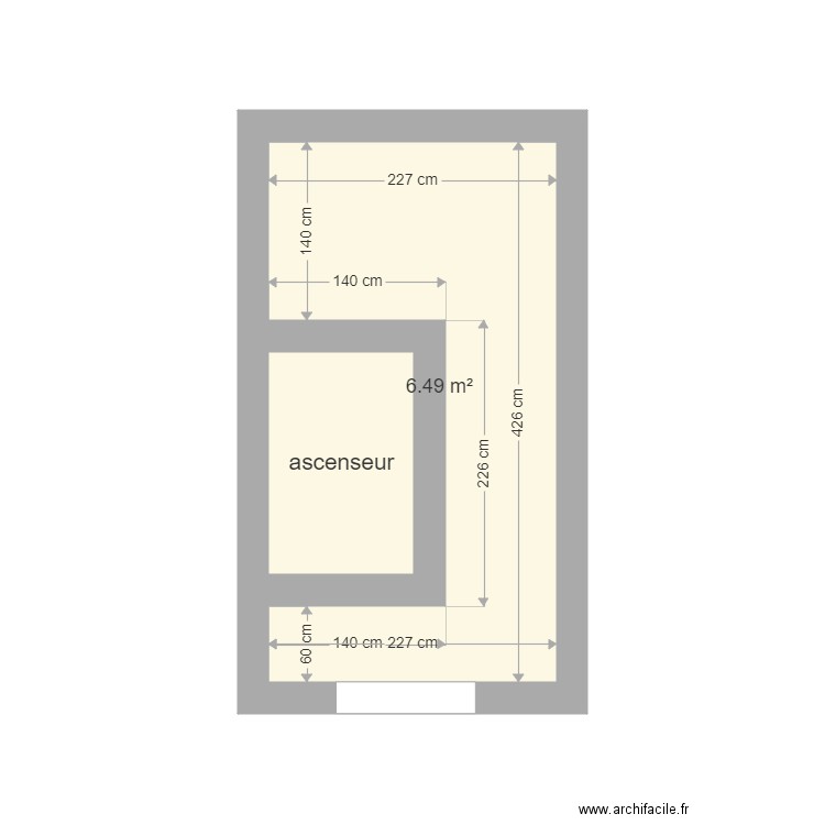 2e palier val de la cambre. Plan de 0 pièce et 0 m2