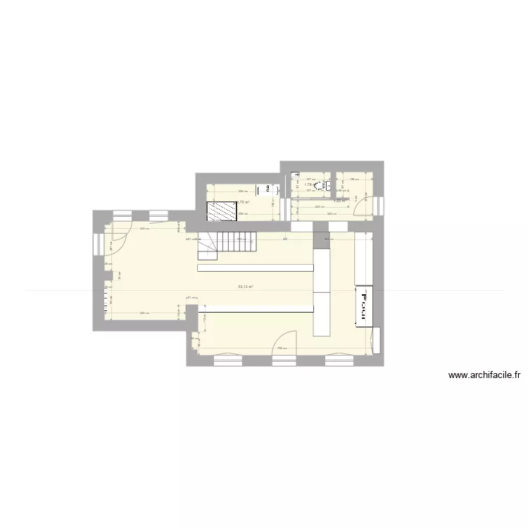 Vienne Rez de Chauss&eacute;e. Plan de 
