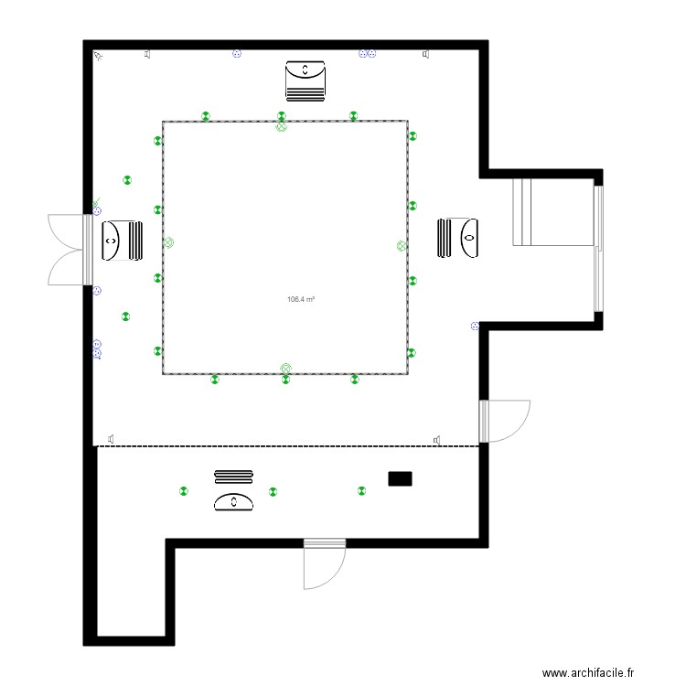 1 2 3  eclairage. Plan de 0 pièce et 0 m2