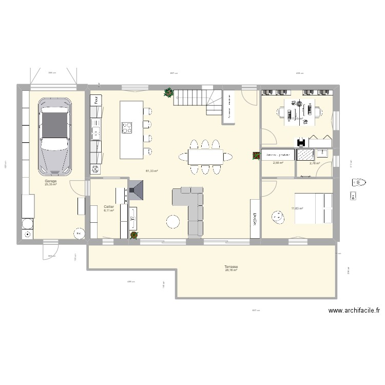 Elbe v3. Plan de 20 pièces et 228 m2