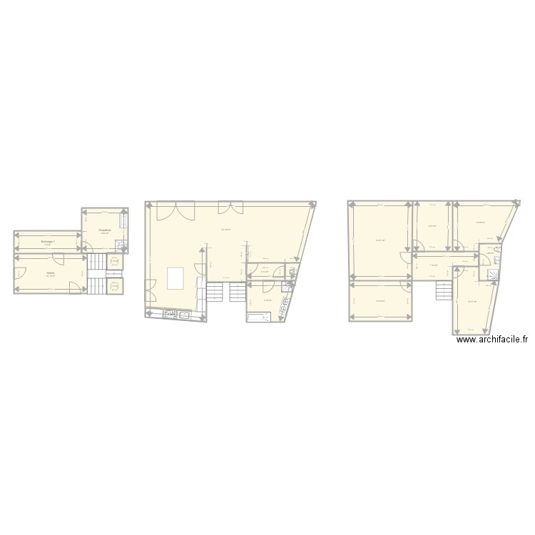 Feterne. Plan de 0 pièce et 0 m2