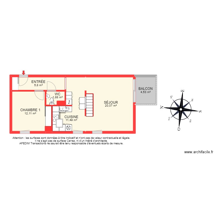 BI 12936. Plan de 19 pièces et 129 m2