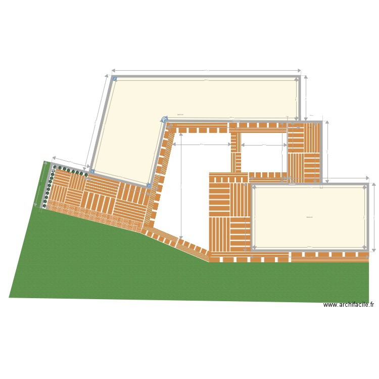 terrasse maison 1. Plan de 0 pièce et 0 m2