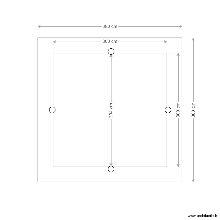 De Cazo. Plan de 0 pièce et 0 m2