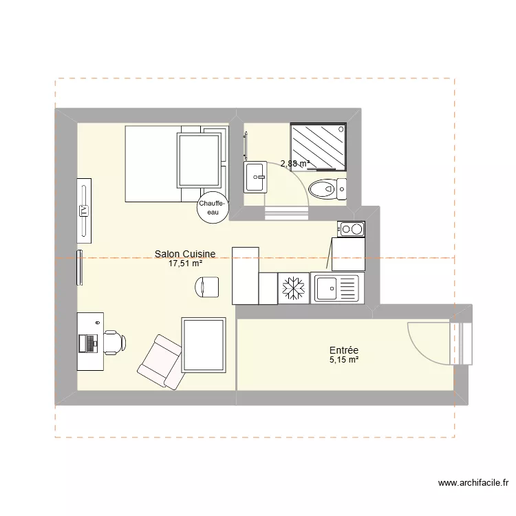 Studio Arpajon. Plan de 