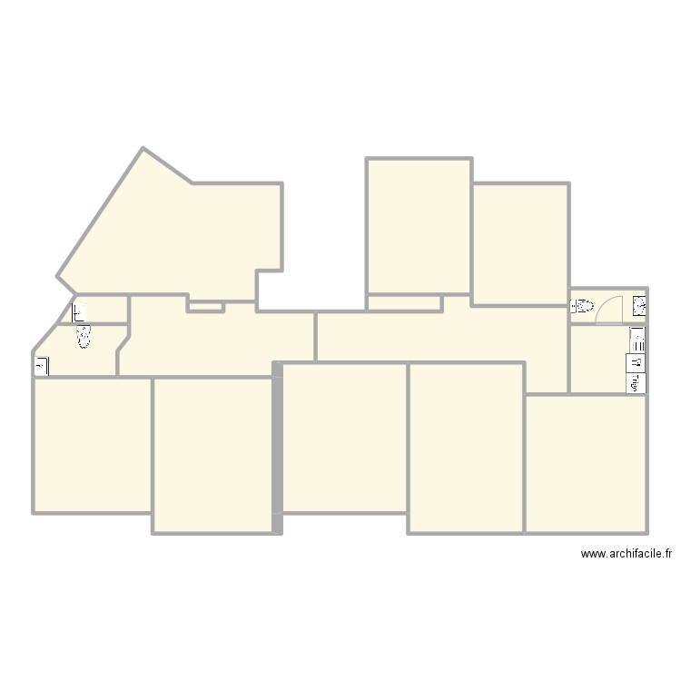 Bureau sommeiller projeté bis. Plan de 0 pièce et 0 m2