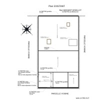 plan toiture et terrasse EXISTANT