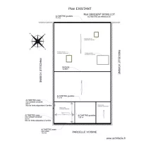 plan toiture et terrasse EXISTANT