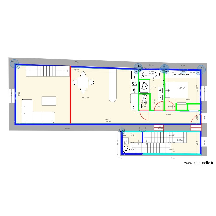 Thomas projet. Plan de 0 pièce et 0 m2