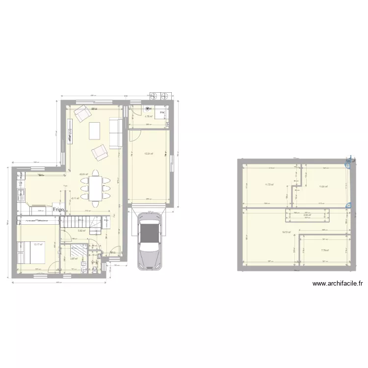 Maison 2019. Plan de 