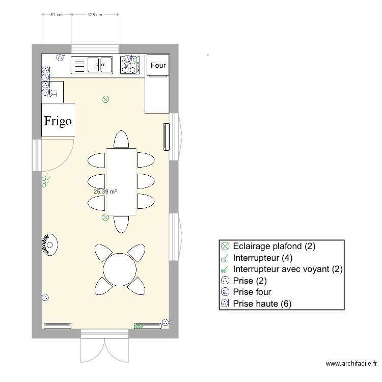 Cuisine Saint Pierre New V1. Plan de 0 pièce et 0 m2