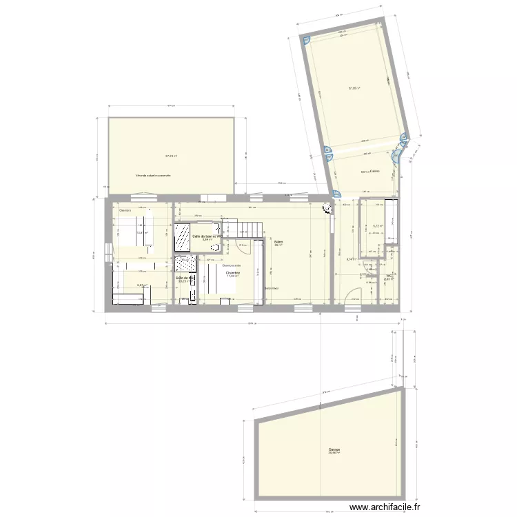 Maison Trezien Plan Jegado 6 Version Kalou bas 2. Plan de 